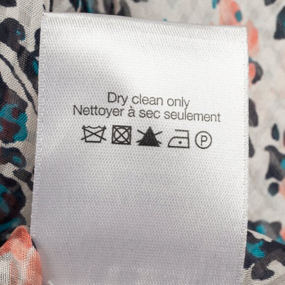 Veronica Beard Antonette White Floral-Print Silk Ruffled Blouse - Picture 10 of 10